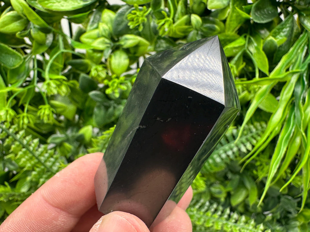 Shungite Stone Tower: EMF Neutralizer, Energy Protection (5cm)