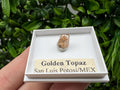 Golden Topaz Crystal, Mexico Mineral Specimen, Collectible