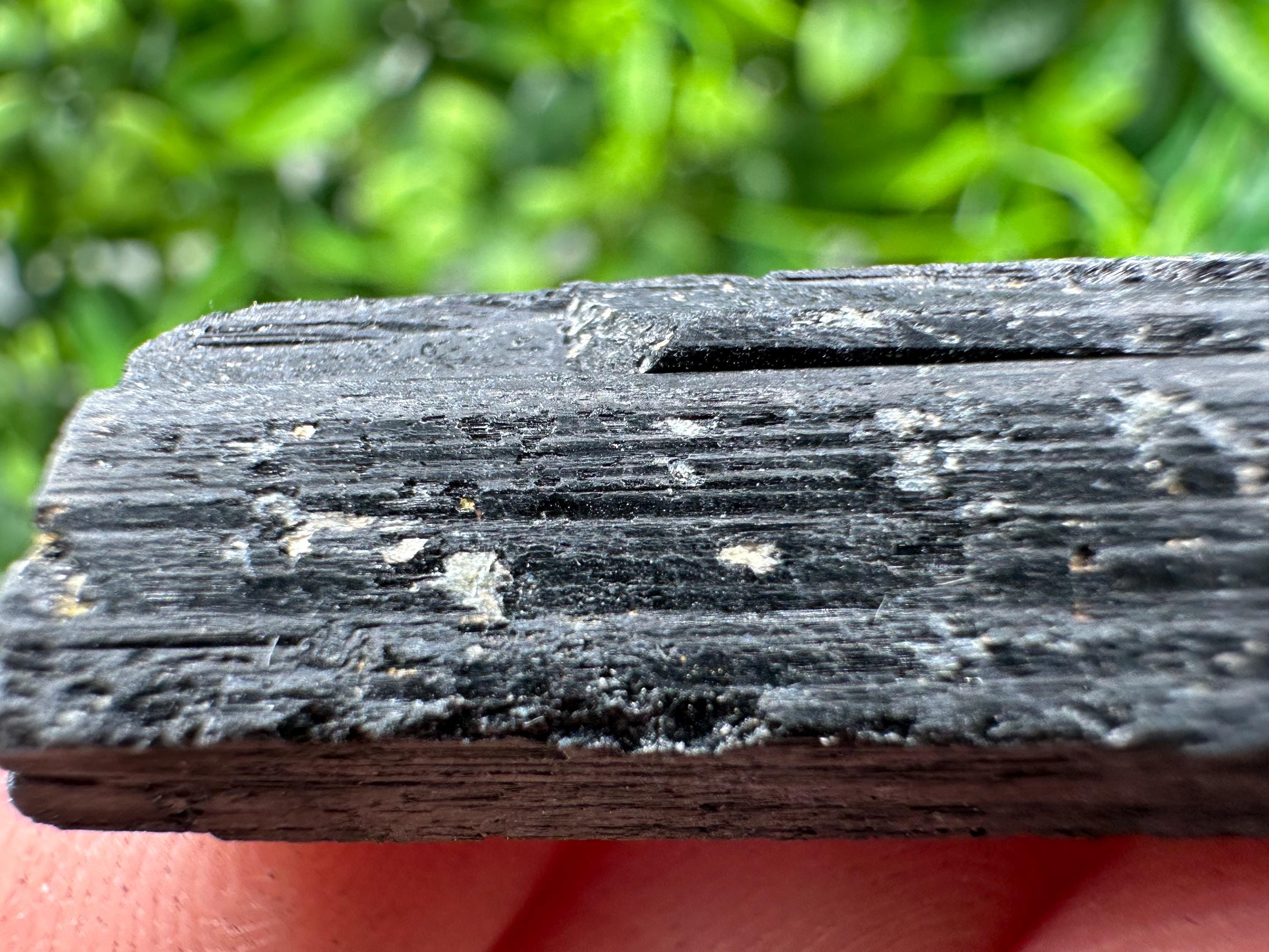 Natural Black Tourmaline Crystal – Raw Protective Stone, Healing Crystal, Grounding Mineral Gift