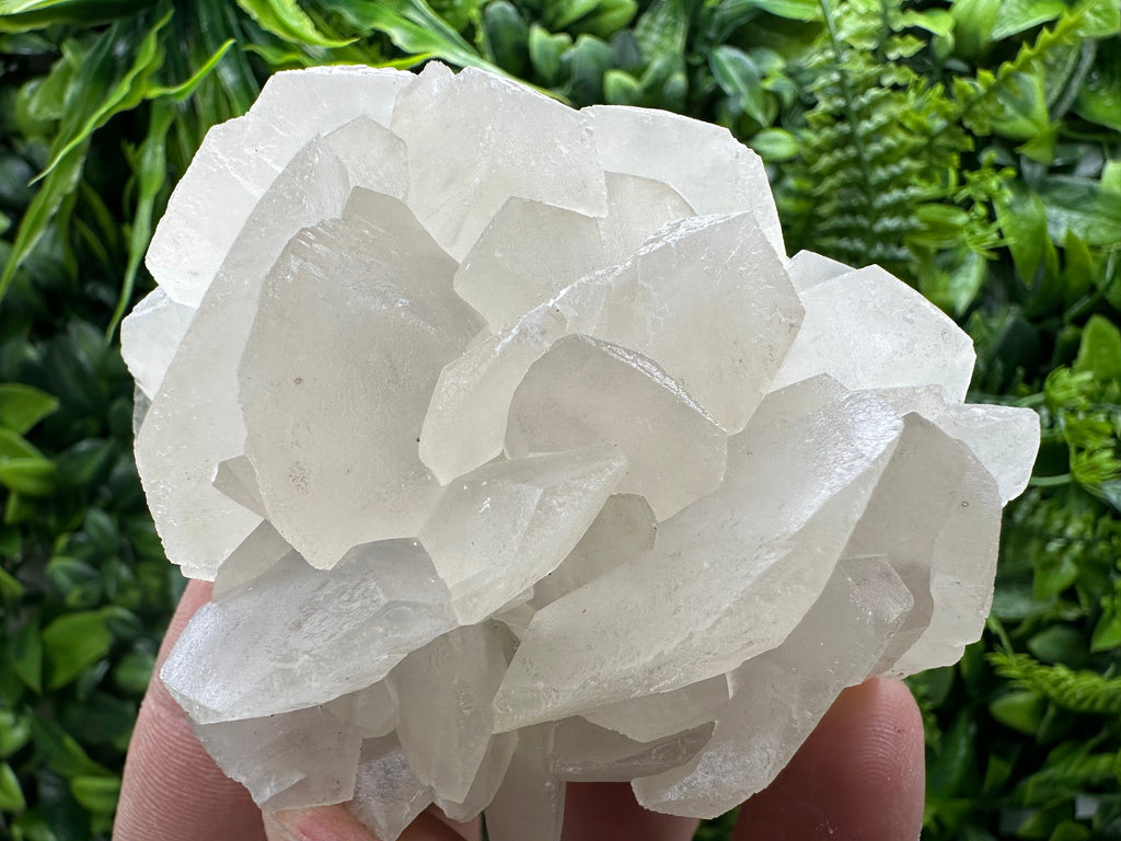 White Calcite on Matrix: Madan Bulgaria Crystal Mineral
