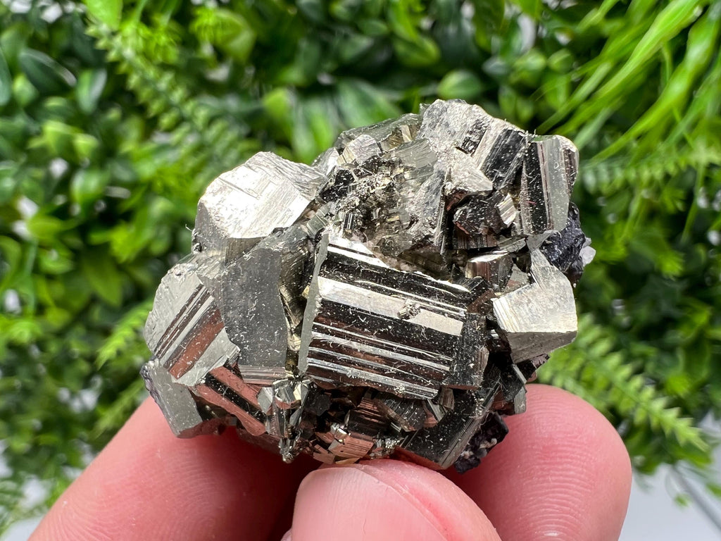 Golden Pyrite Cluster, Sphalerite Mineral Specimen, Madan Bulgaria