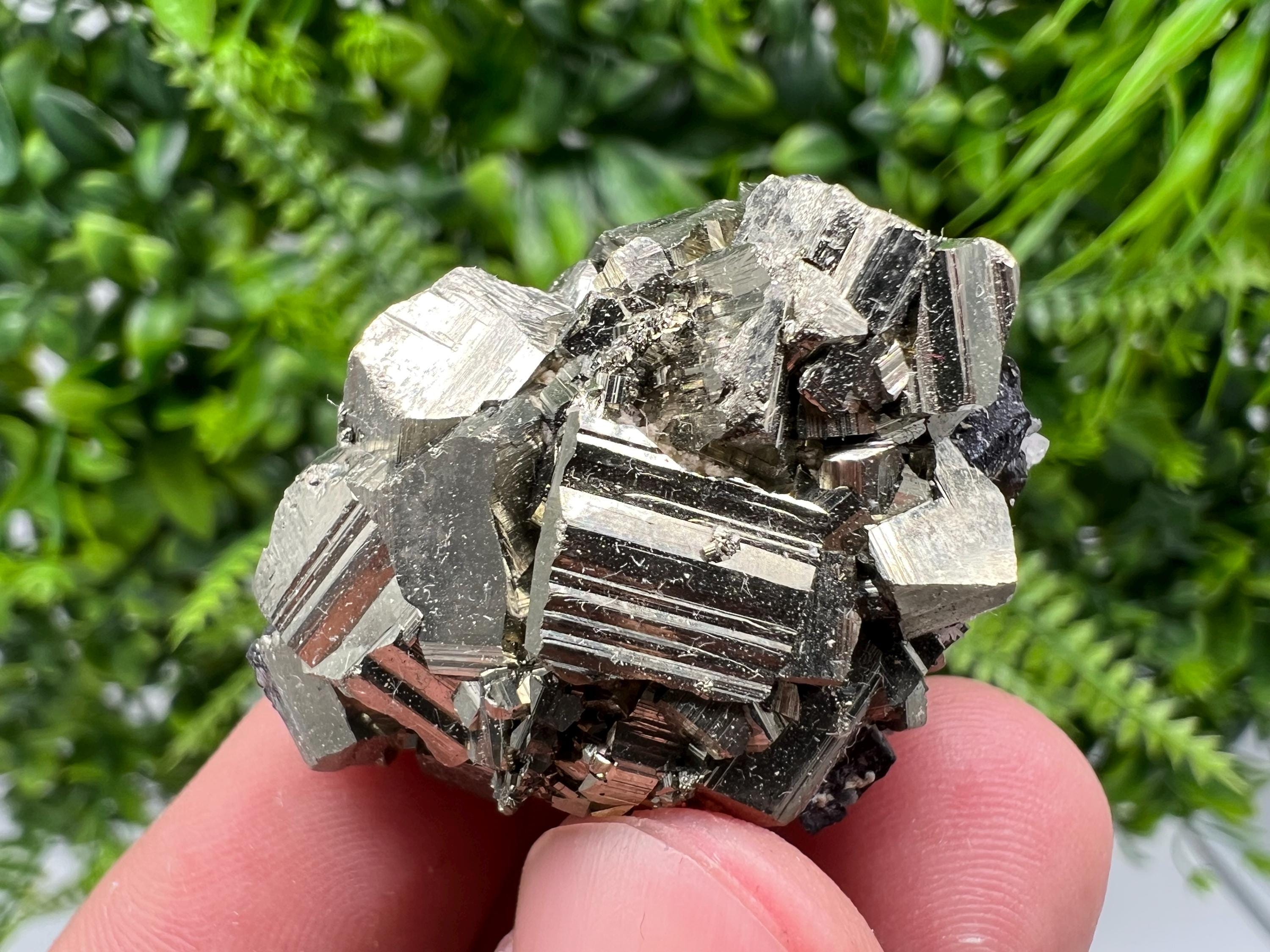 Golden Pyrite Cluster, Sphalerite Mineral Specimen, Madan Bulgaria