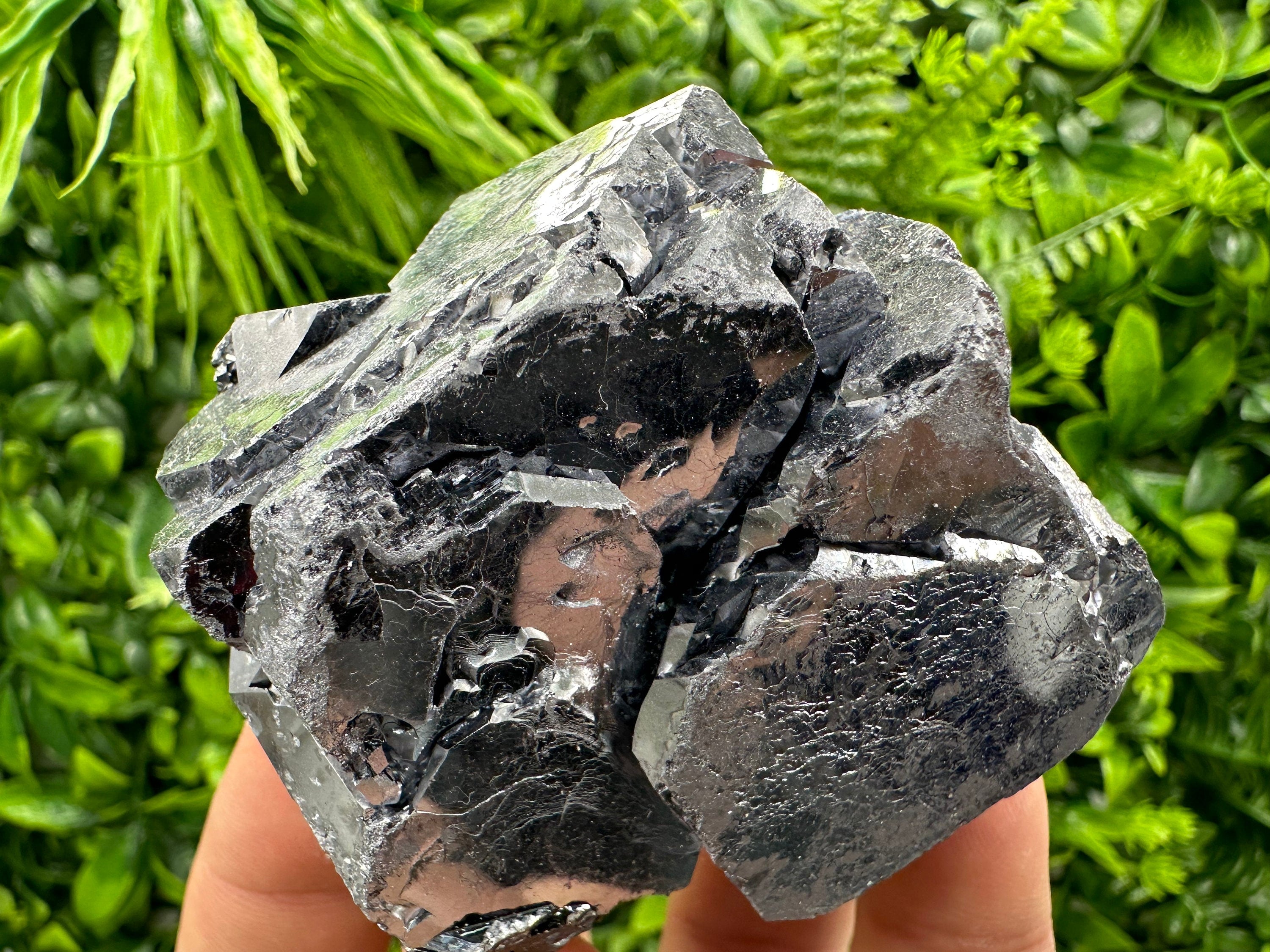Mirror Galena Crystal: Natural Mineral Specimen, Bulgaria