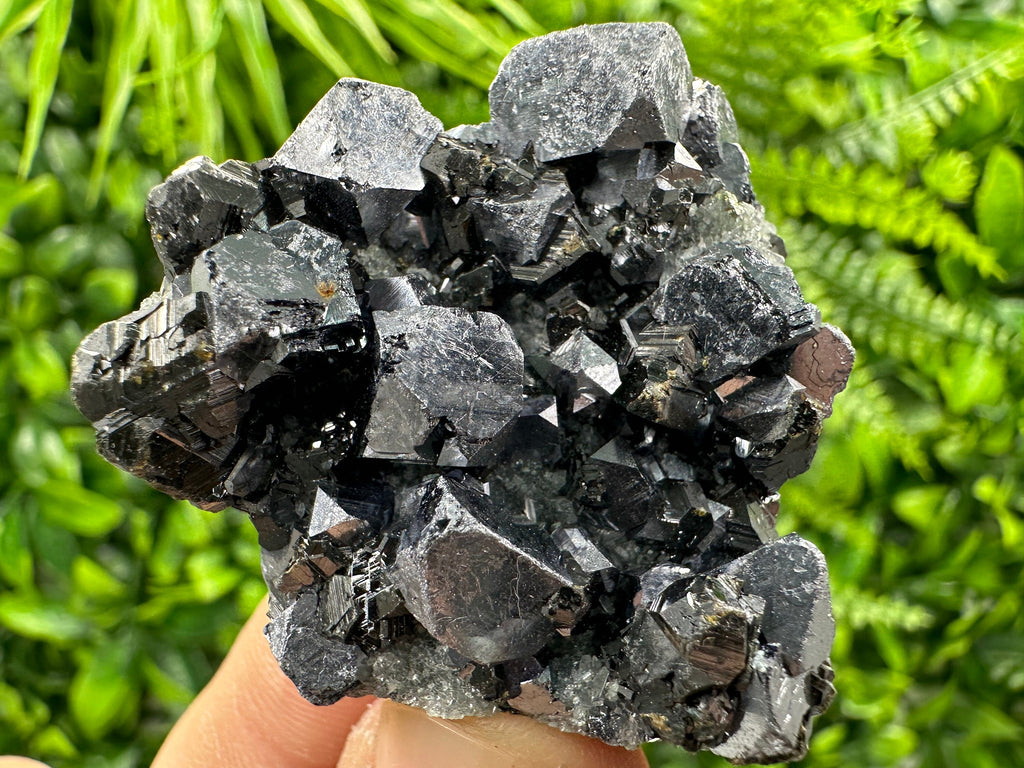 Galena Sphalerite on Quartz, Borieva Mine Mineral Specimen (4/4/2 cm)