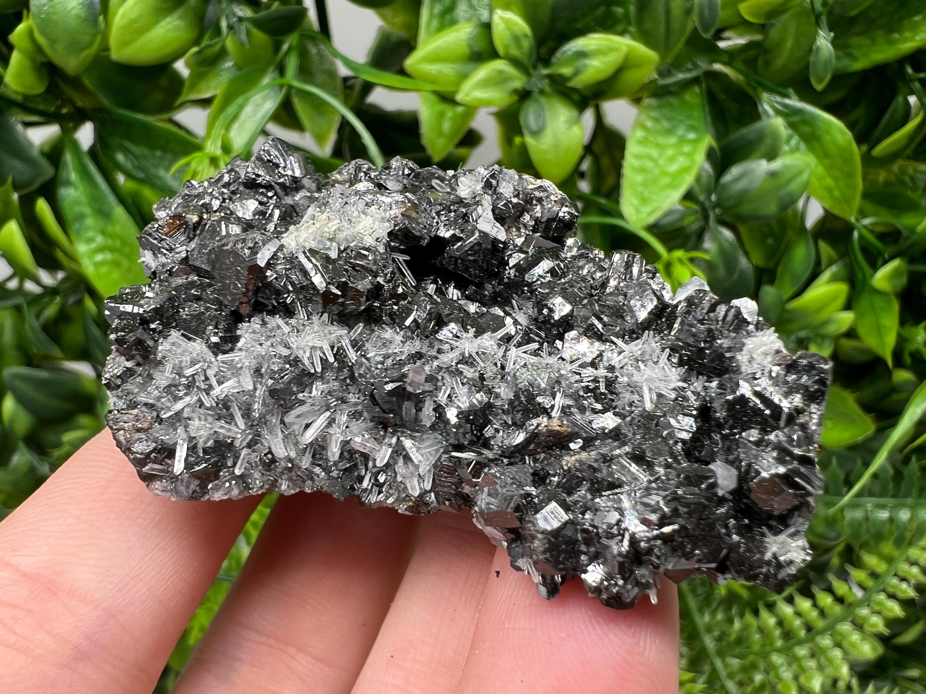 Wonderful melted Galena,Sphalerite calcite Pyrite on Quartz from Borieva mine Madan Bulgaria natural minerals souvenir crystal home decor cr