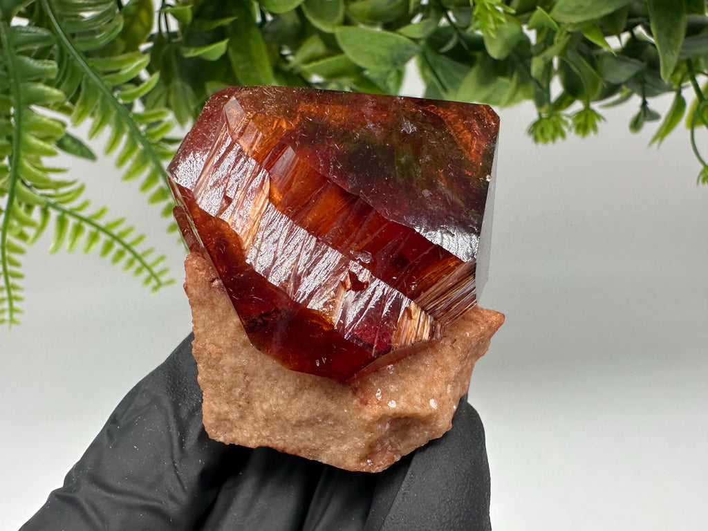 Orange-Brown Arcanite Mineral Specimen, Santa Ana Tin Mine