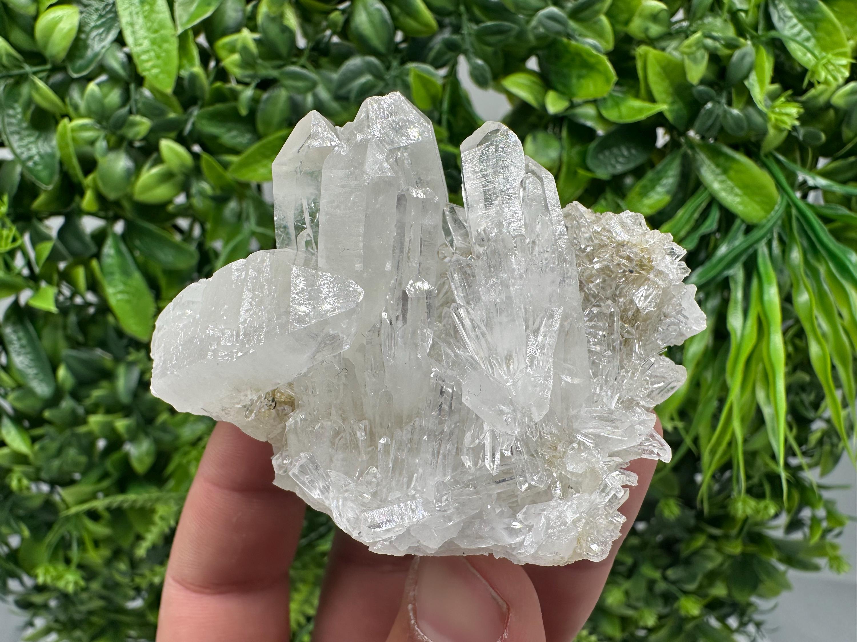Transparent Quartz Crystal Cluster, Djurcovo Mine, Bulgaria