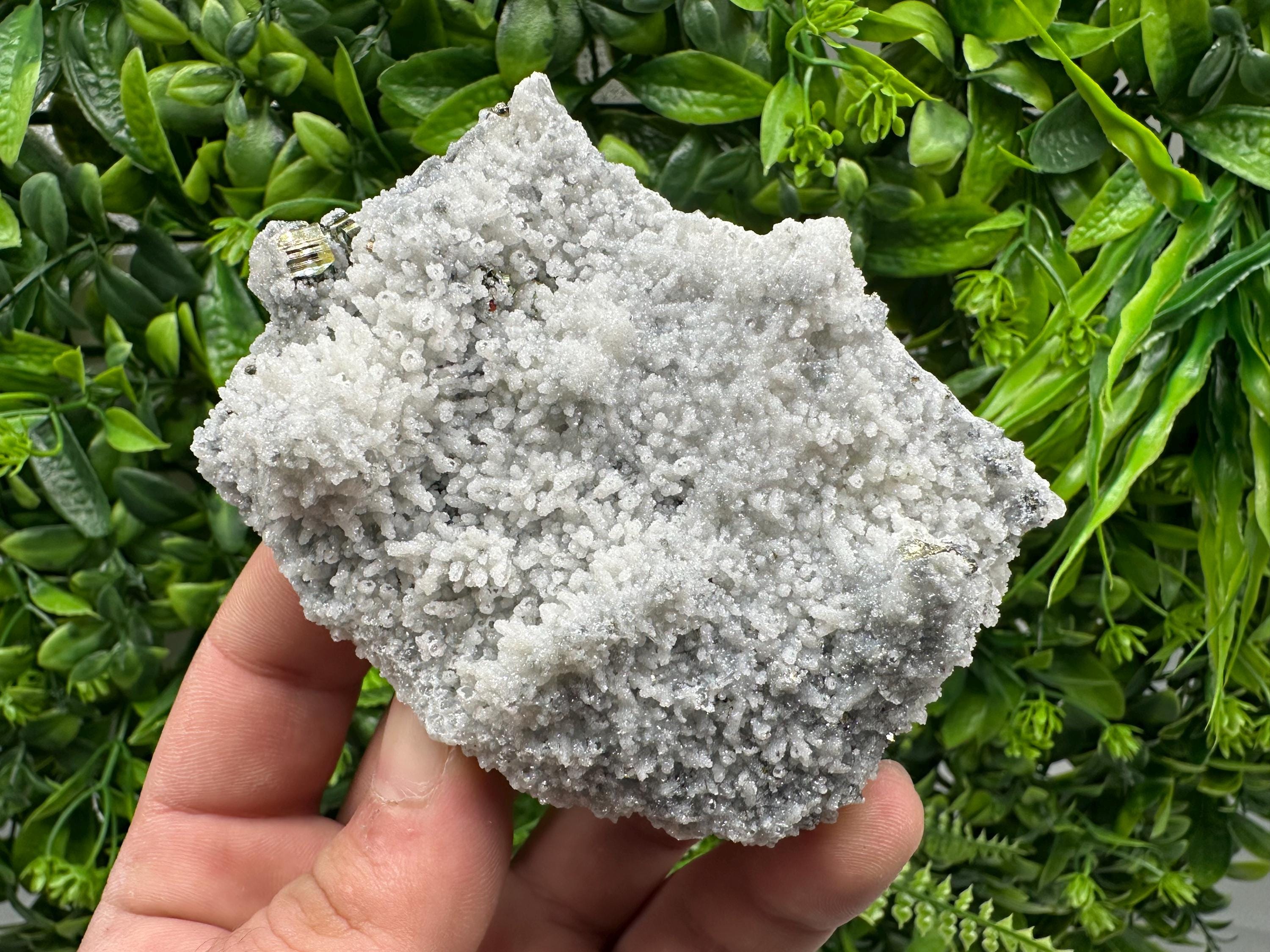 Pyrite Sphalerite Quartz Calcite Mineral Specimen, Krushev dol Mine