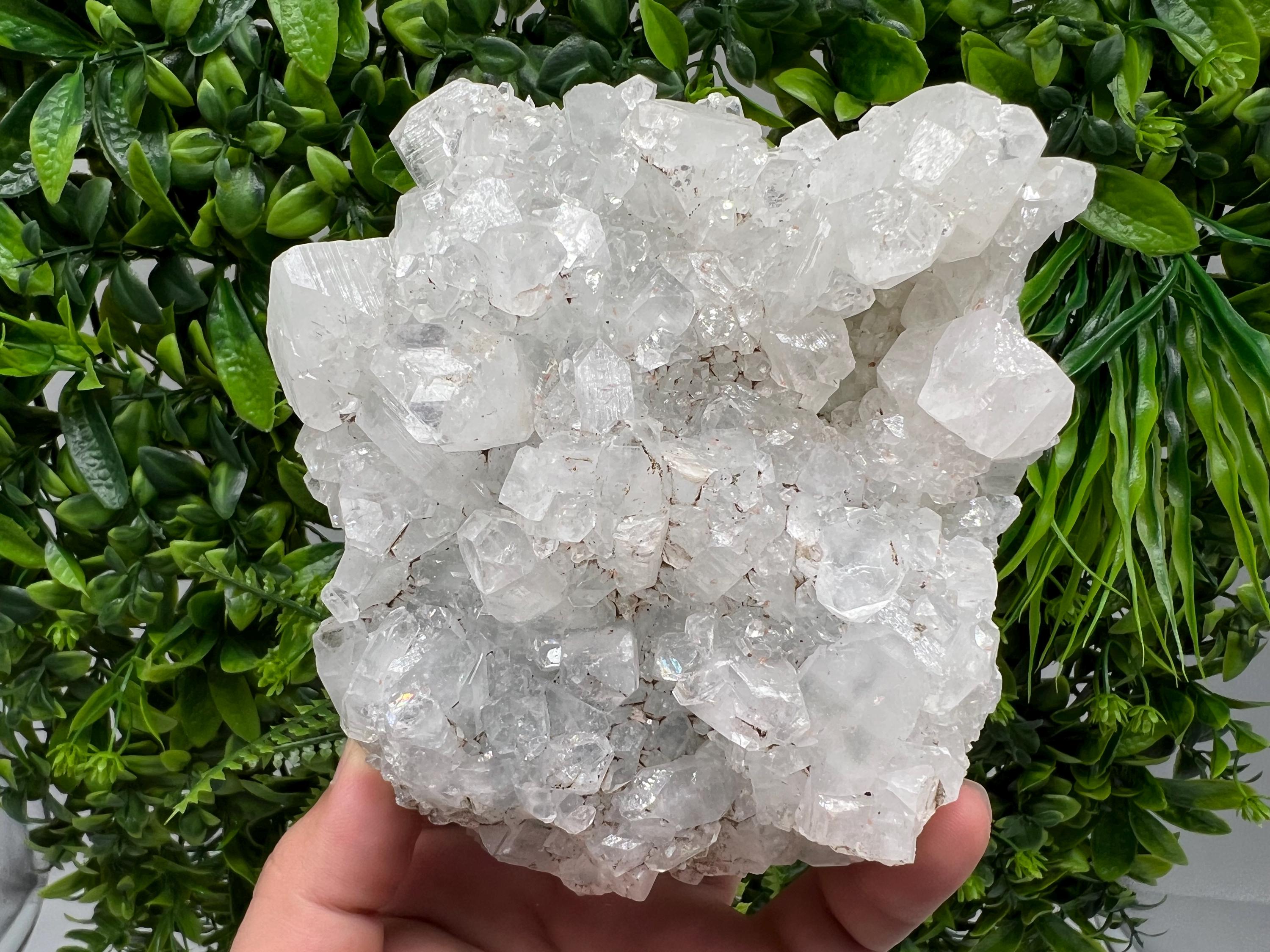 Natural Apophyllite Crystal Specimen, India Minerals, Rare Home Decor