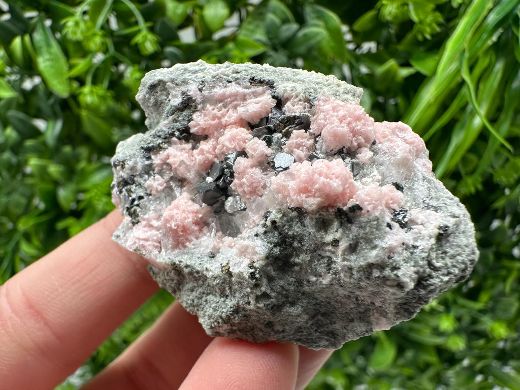 Pink Rhodochrosite Crystal: Starnica Mine, Bulgaria, Home Decor