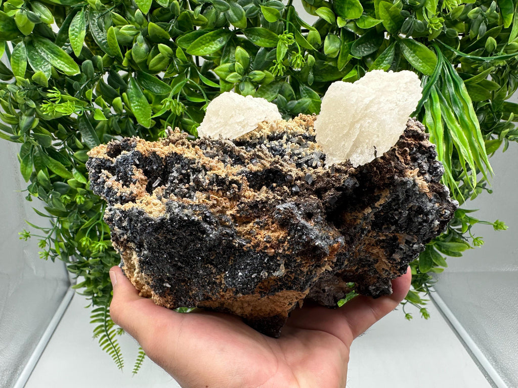 Wonderful and Rare Calcite on Matrix,from 9th September mine,Bulgaria,natural minerals souvenir,gift,home decor,collection Calcite cluster