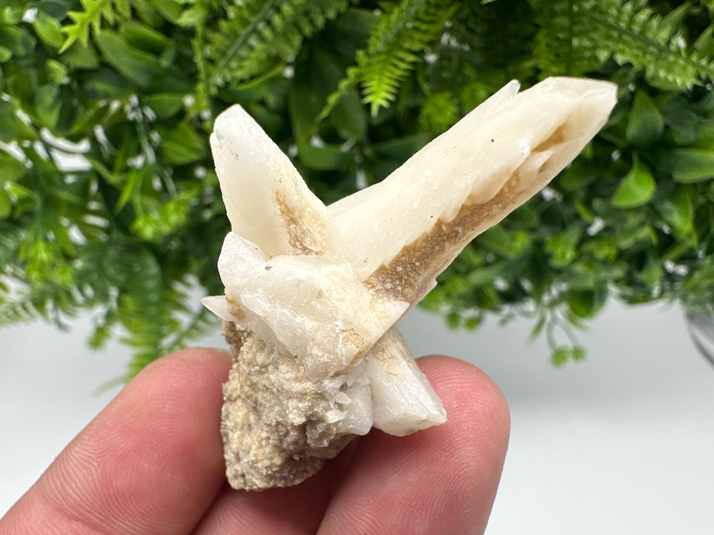 Calcite on Aragonite: Rare Healing Crystal from Bulgaria