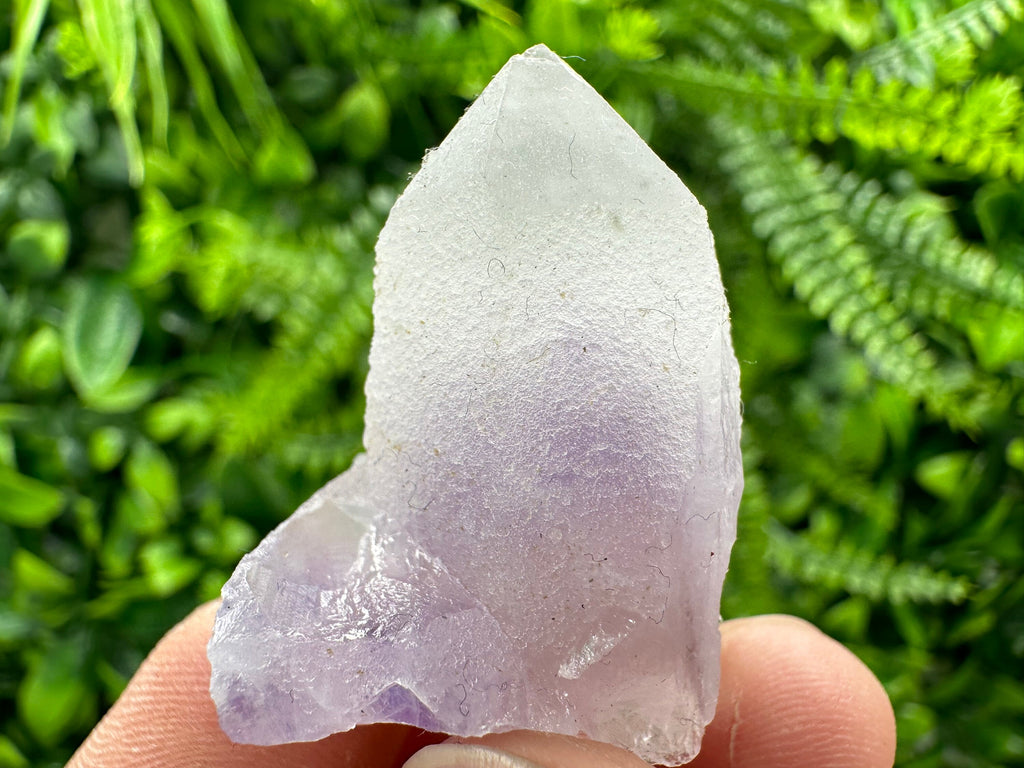 Amethyst Phantom Quartz with Chalcedony and Chlorite Inclusions