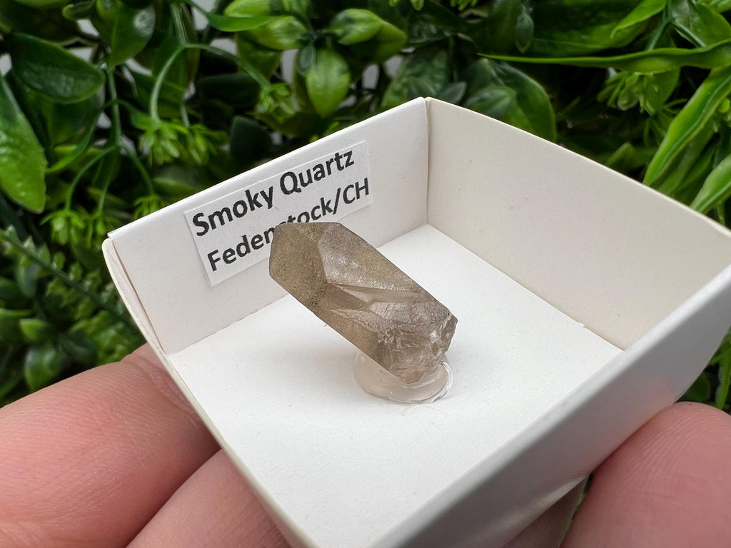 Rare Smoky Quartz Point, Fedenstock Switzerland Mineral Specimen (30MM)
