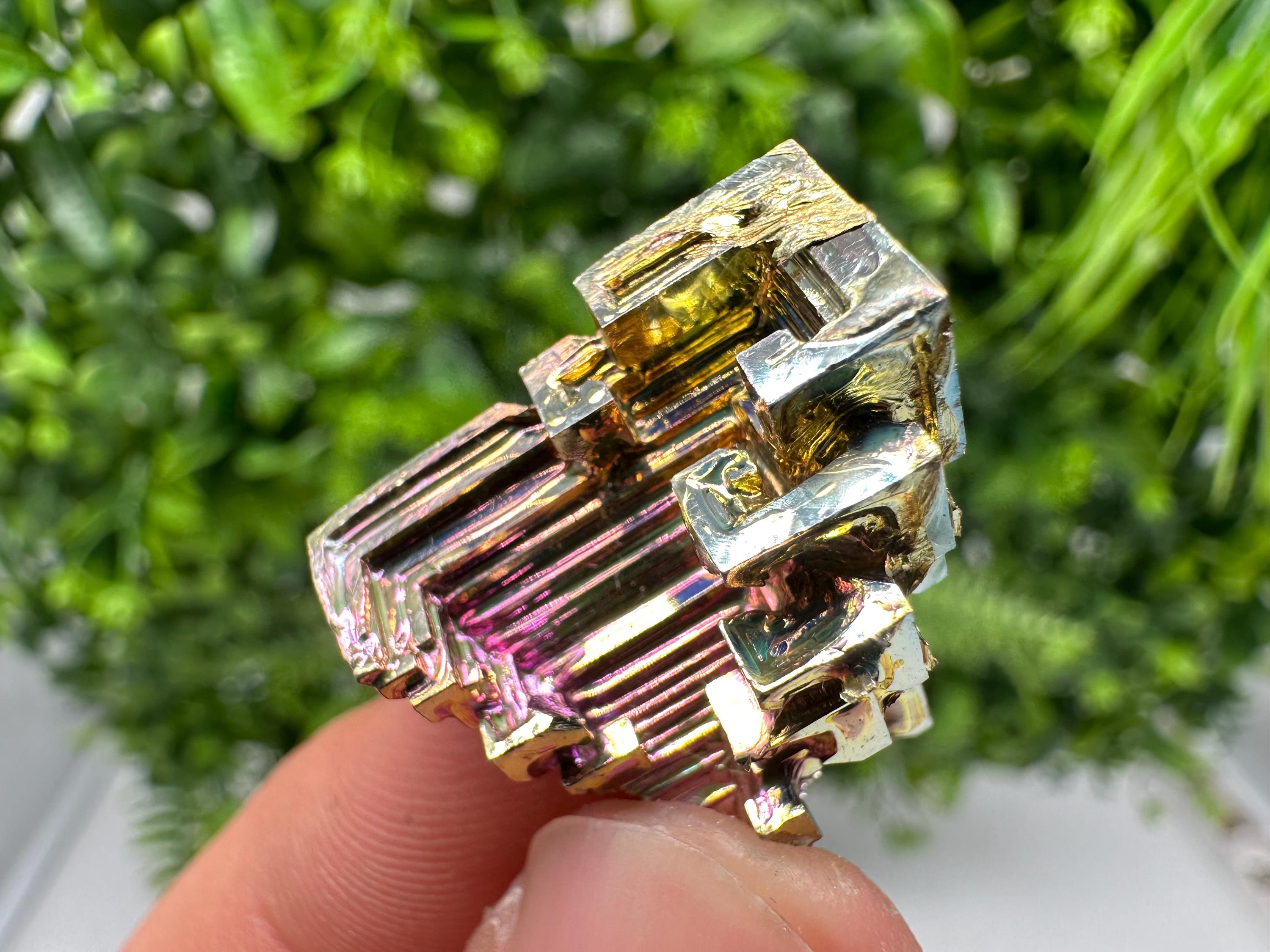 Rainbow Bismuth Crystal: Rare Gemstone Specimen,wholesale Bismuth