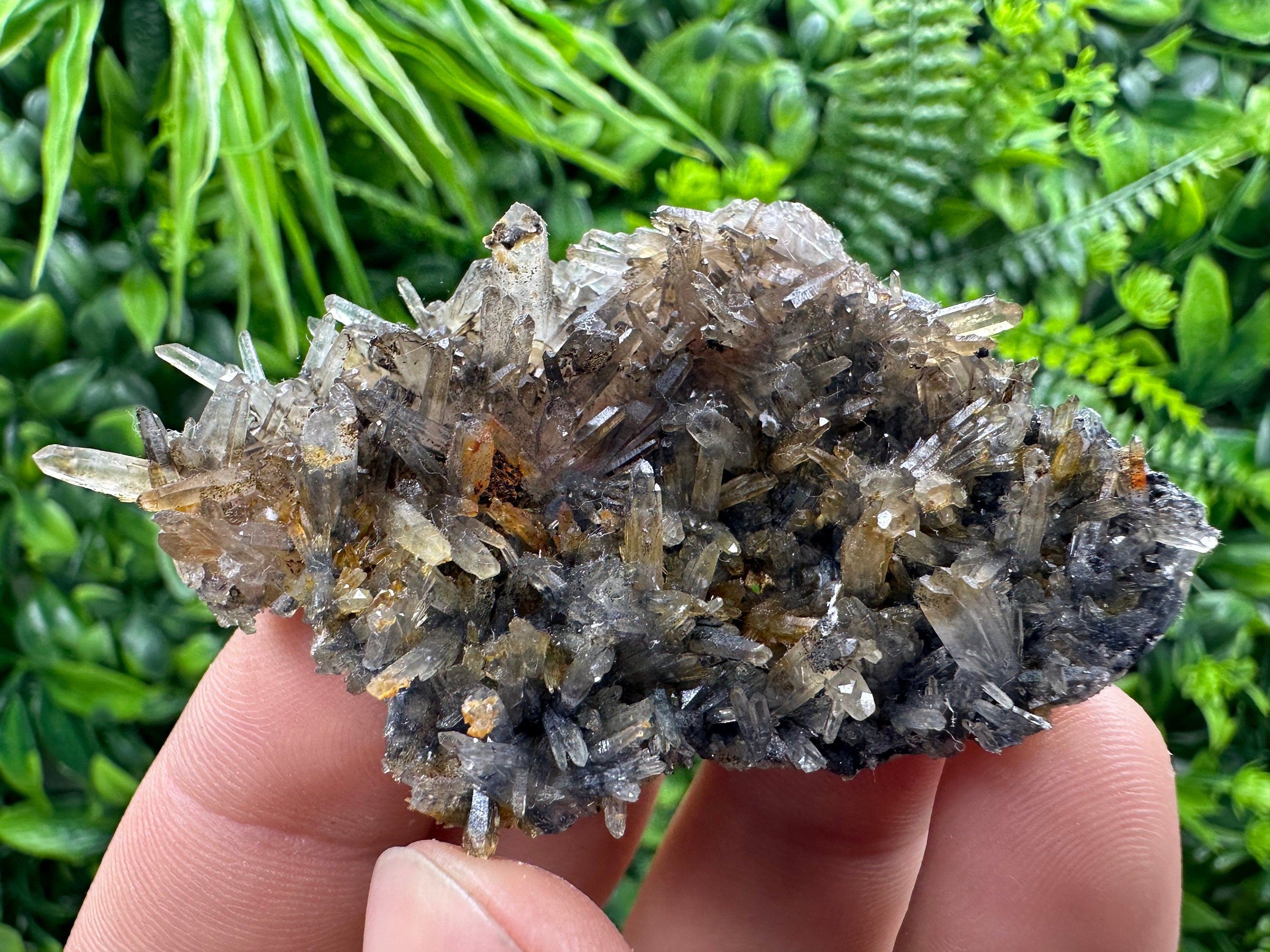 Iron Oxide Limonite Quartz Crystal Home Decor