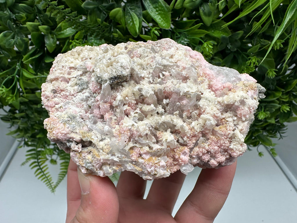 Pink Rhodochrosite Crystal, Starnica Mine, Bulgaria, Mineral Decor
