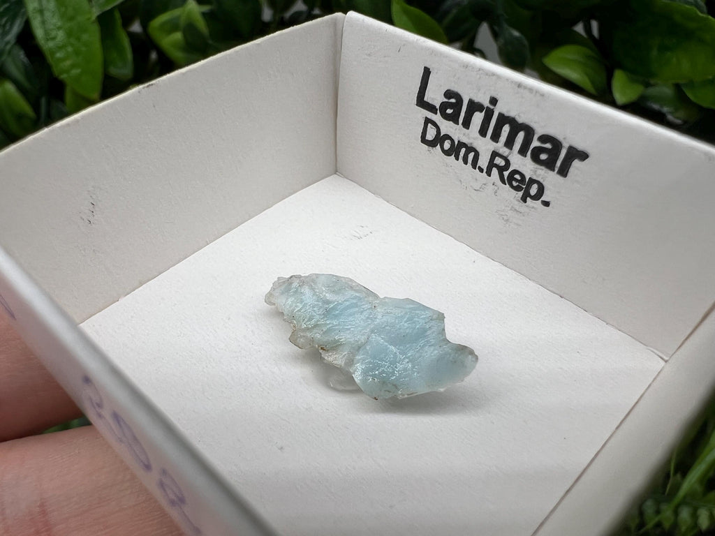 Rare Raw Larimar Crystal Specimen, Dominican Republic Mineral
