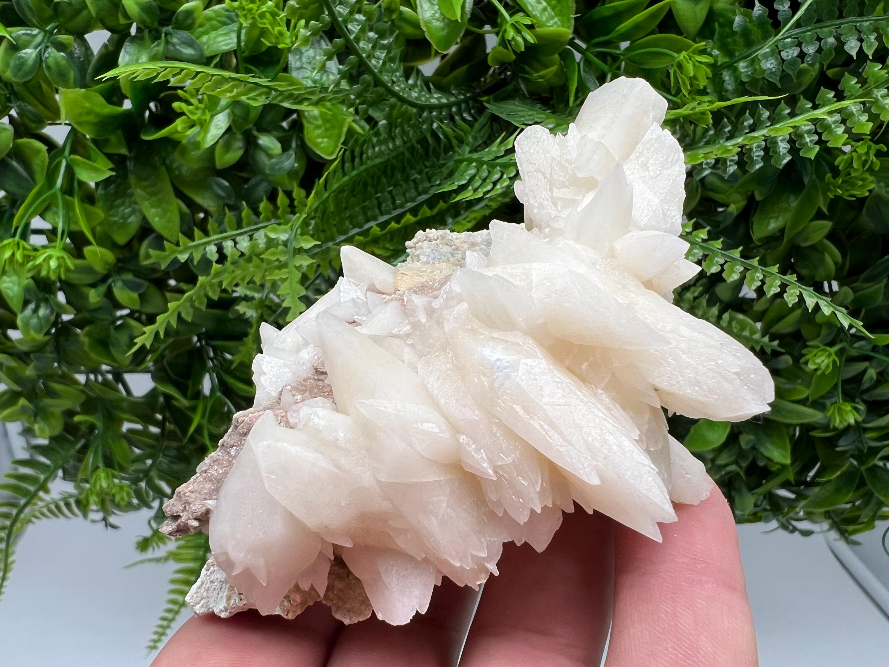 Calcite on Aragonite: Djurcovo Mine, Bulgaria Healing Crystal