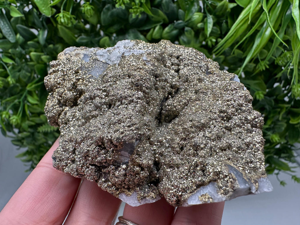 Marcasite Cluster on Chalcedony, Bulgaria Mineral Specimen