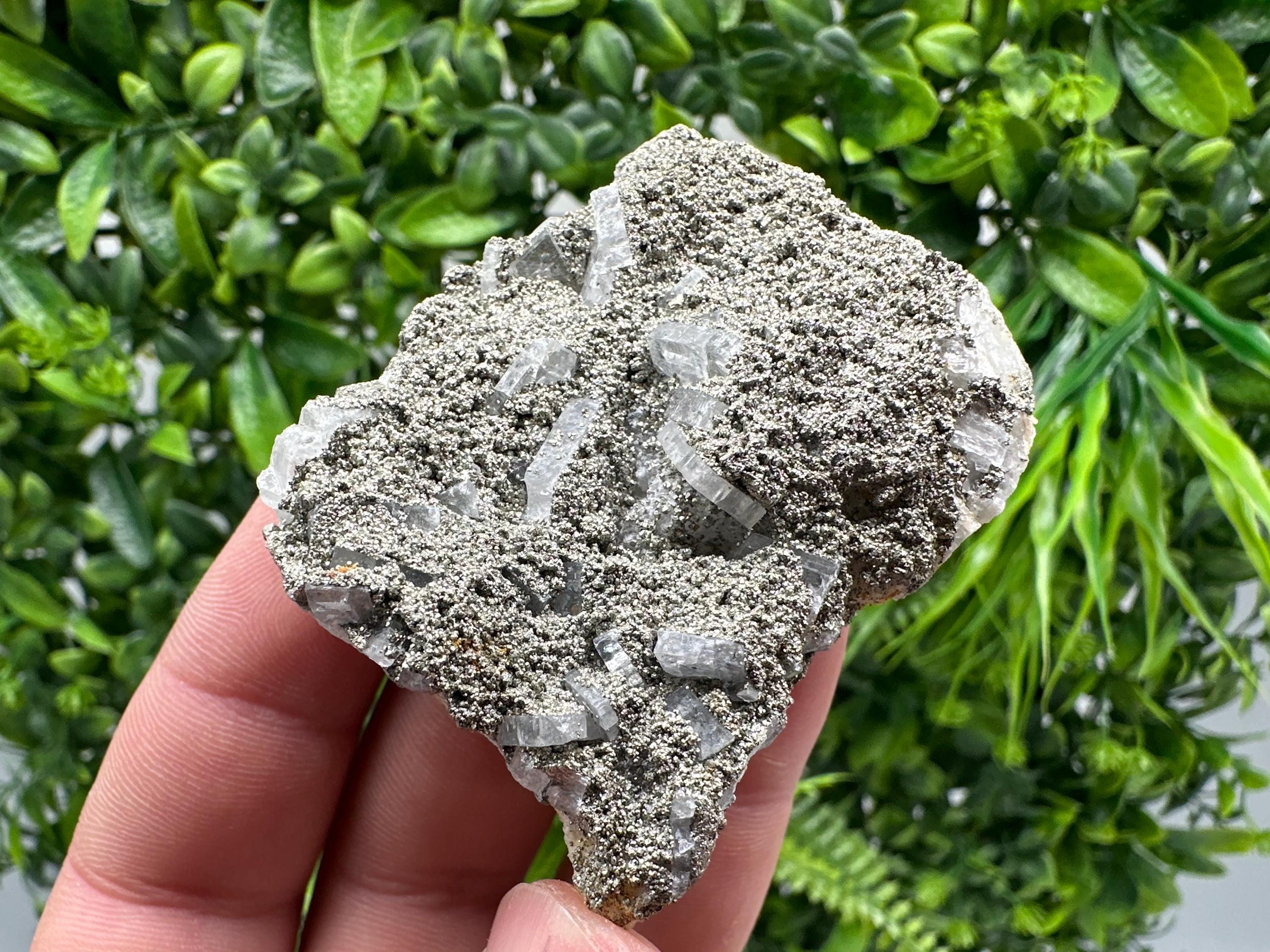 Barite Marcasite Cluster on Chalcedony - Androvo Mine, Bulgaria