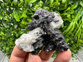 Natural Sphalerite with Calcite, Borieva Mine Mineral Crystal