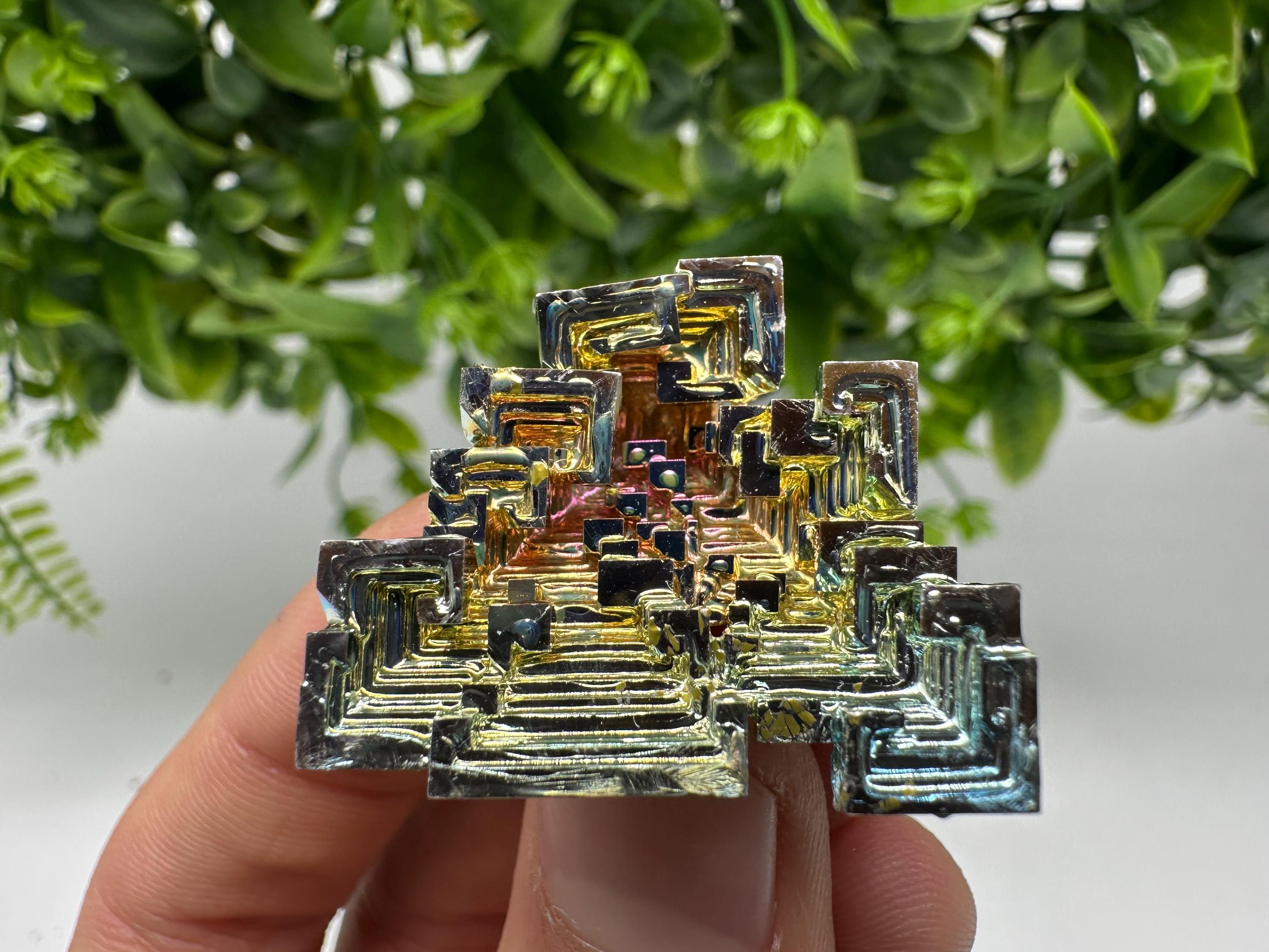 Rainbow Bismuth Crystal: Rare Gemstone Specimen,wholesale Bismuth