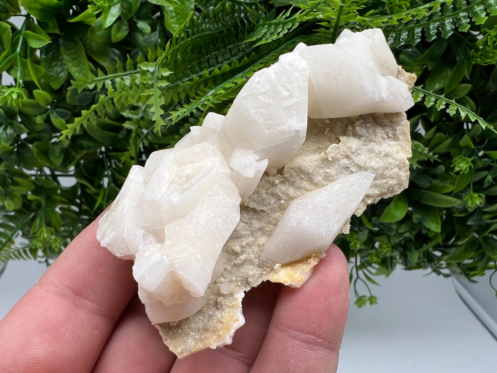 Calcite on Aragonite: Djurcovo Mine, Bulgaria Healing Crystal