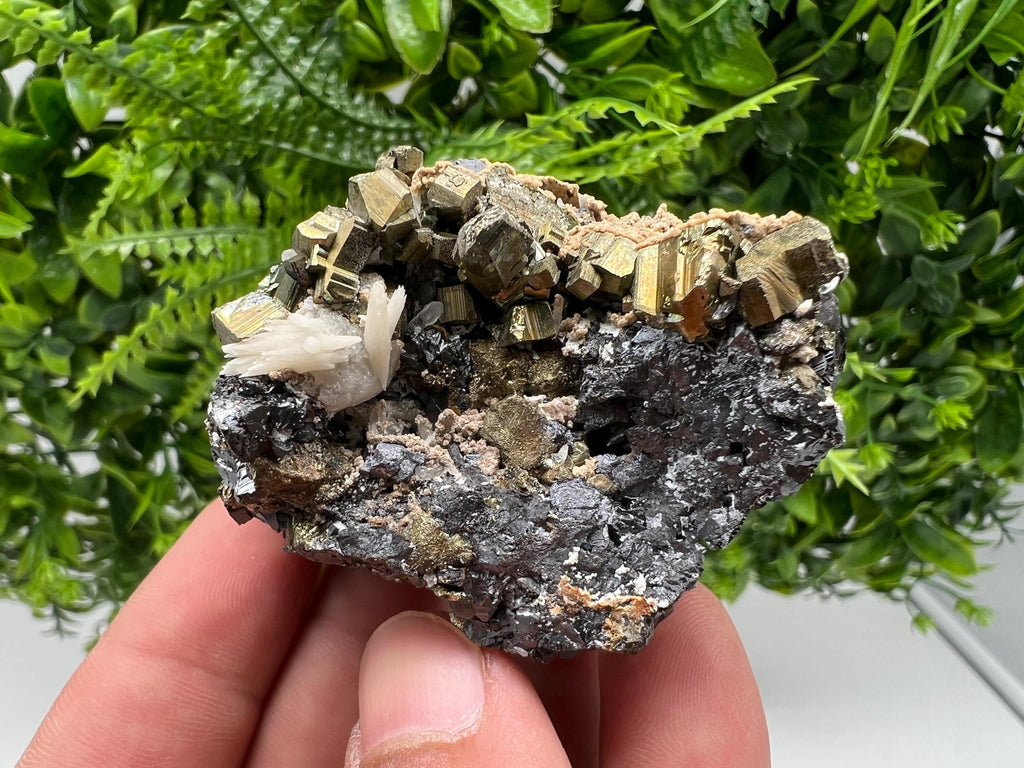 Rainbow Pyrite Siderite Mineral Specimen: Madan Bulgaria Home Decor Stone