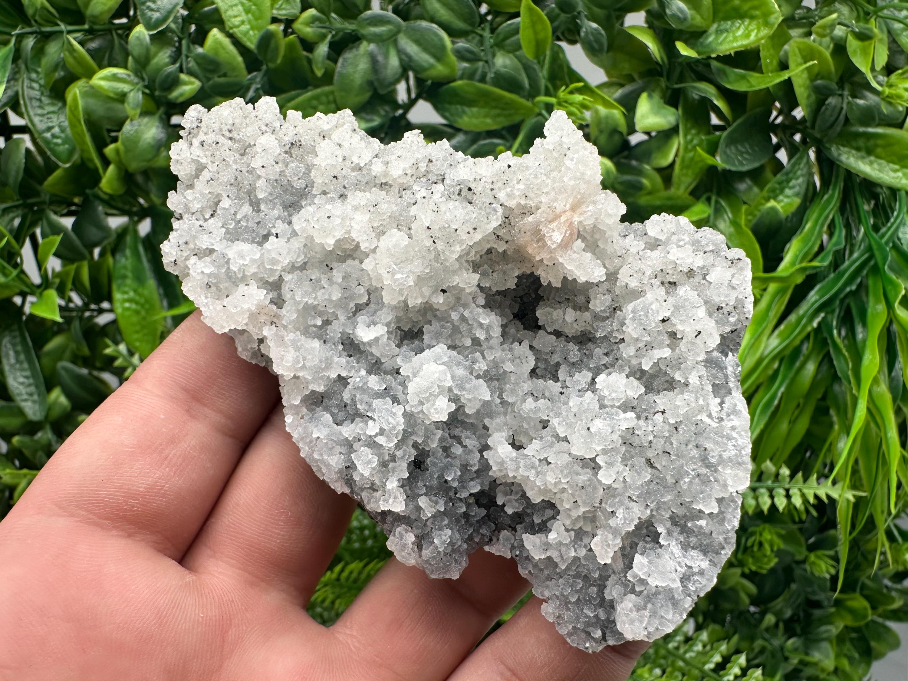 Natural Chalcedony Specimen: India Crystal Mineral, Home Decor