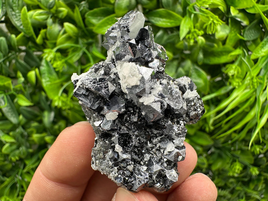Galena Spinel with Quartz and Calcite, Borieva Mine Mineral Specimen