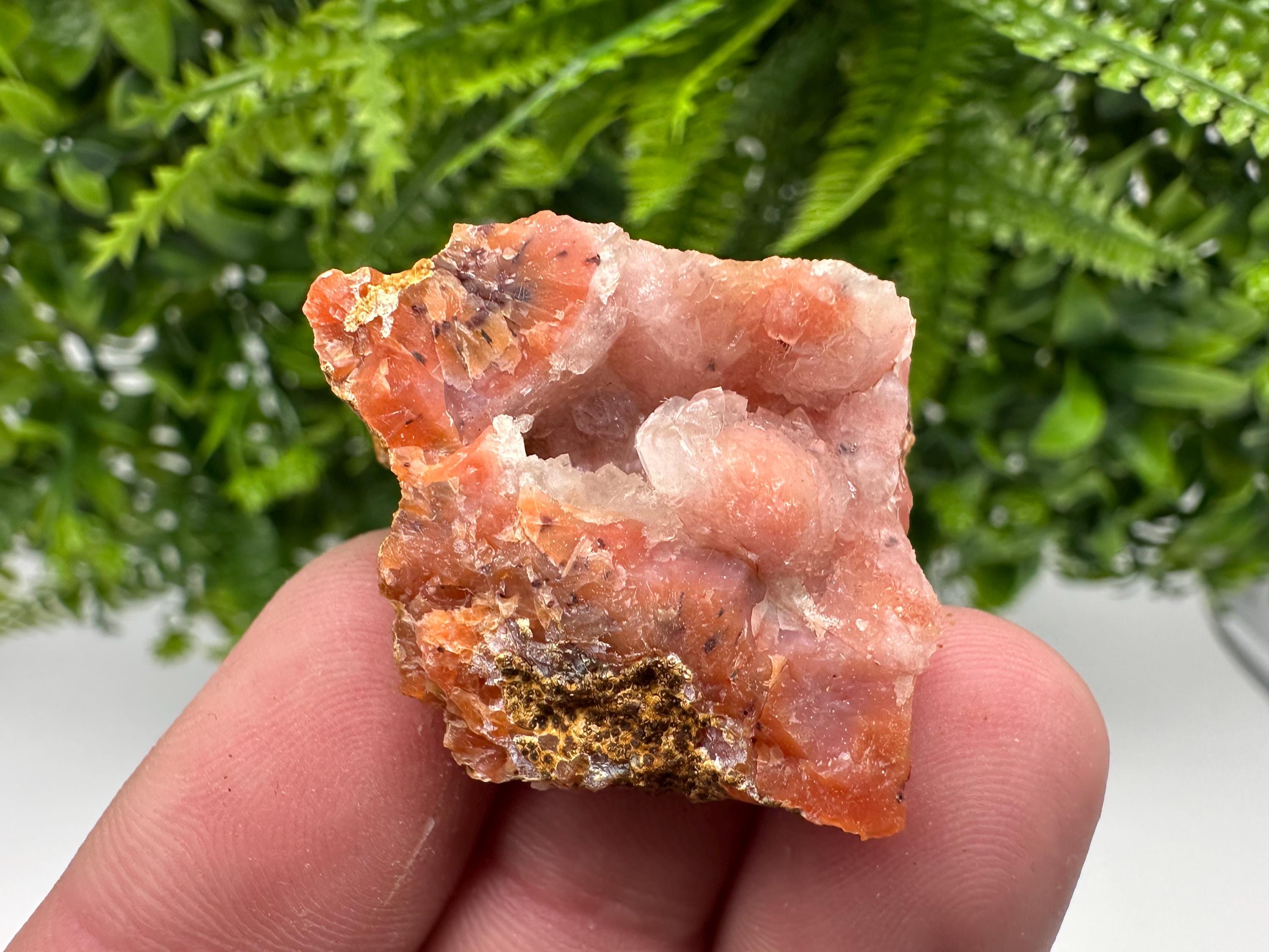 Moroccan Red Chalcedony Crystal, Mineral Specimen, Souvenir Gift