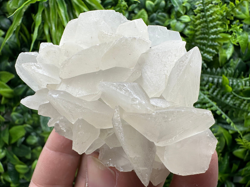 White Calcite on Matrix: Madan Bulgaria Crystal Mineral