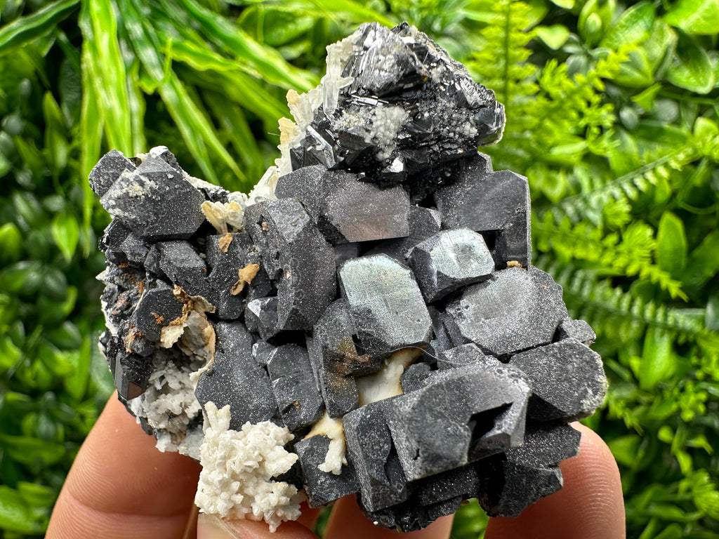 Galena Sphalerite Calcite Cluster: Natural Mineral Home Decor