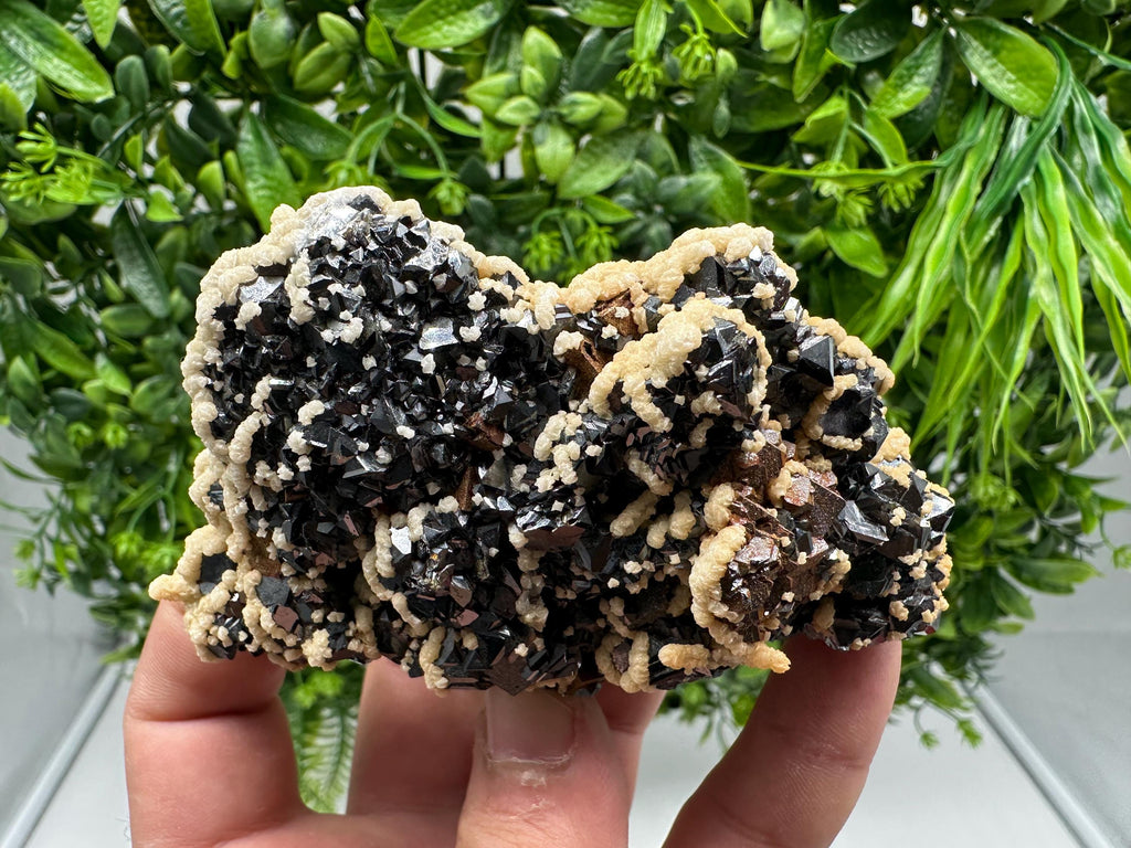 Lovely Calcite whit chlorite on Sphalerite feom Borieva mine Madan Bulgaria natural minerals home decor souvenir gift collection specimen