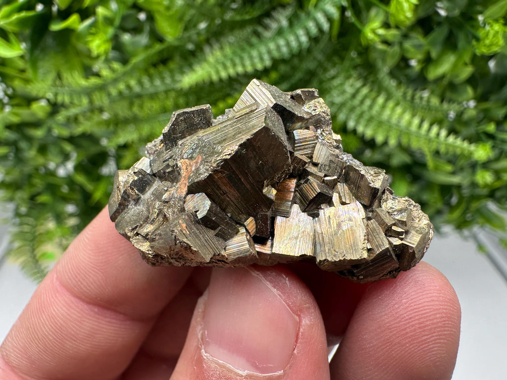 Sphalerite with Calcite and Pyrite Specimen, Bulgaria Mineral Decor
