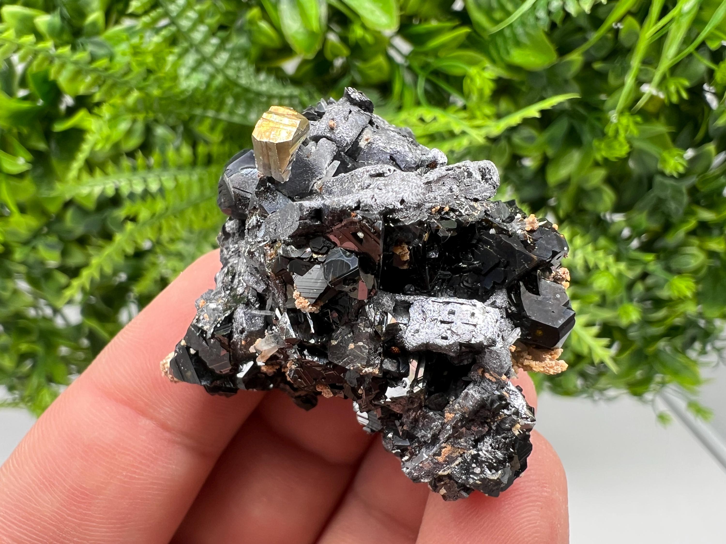Skeletal Galena, Pyrite, Quartz Mineral Specimen, Madan Bulgaria