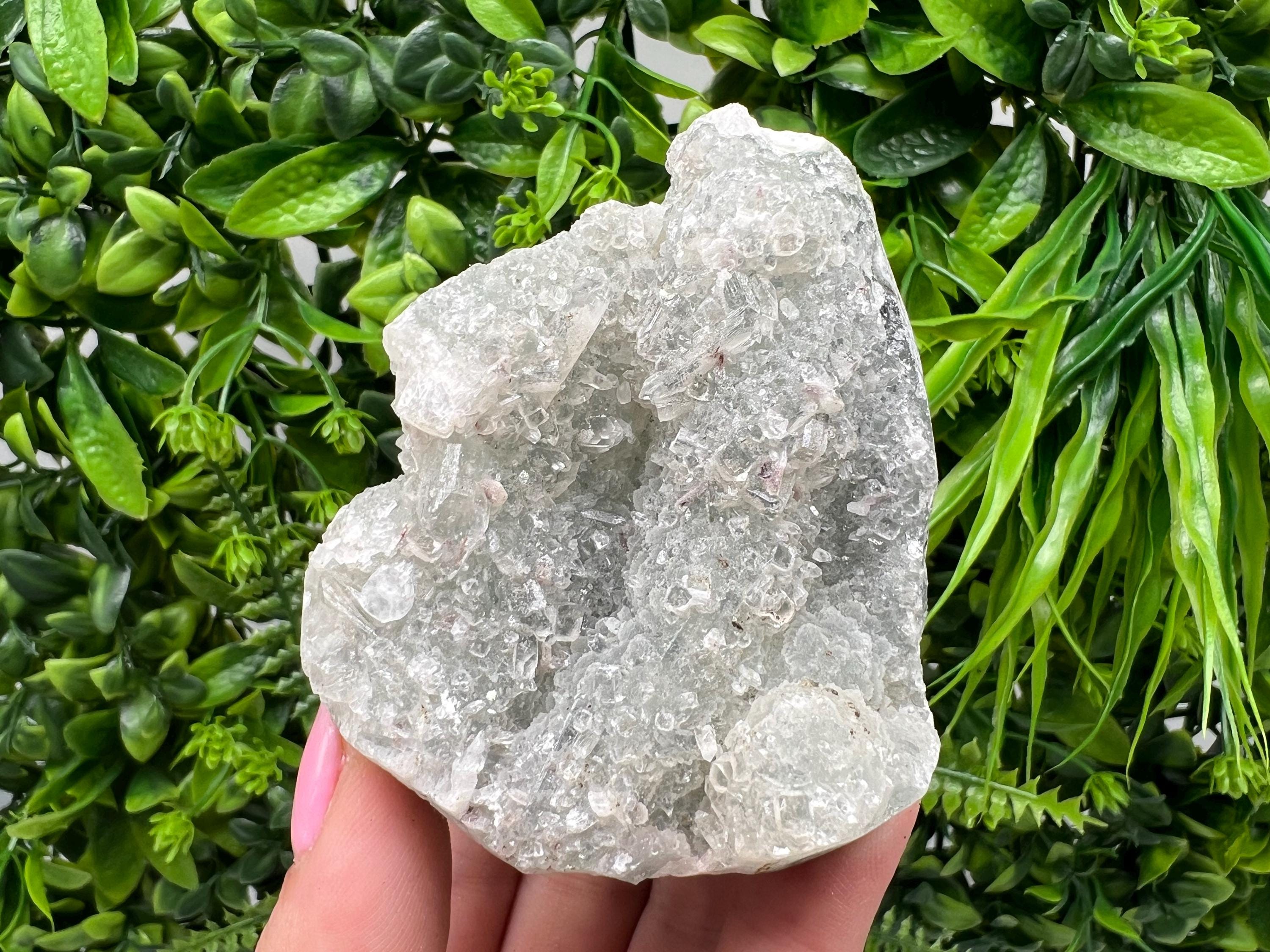 Natural Chalcedony Specimen, India Crystals, Home Decor