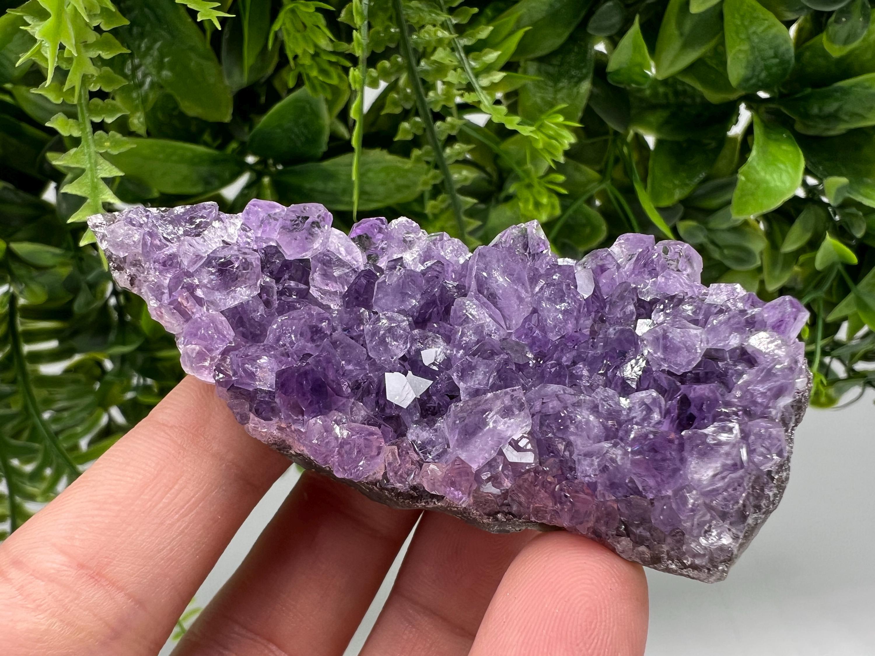 Stunning,Purple Amethyst from Uruguay,Natural Amethyst,Purple crystal,Pyrple Quartz,Crystal from Uruguay,Home decor,Energy crystal,Phantoms