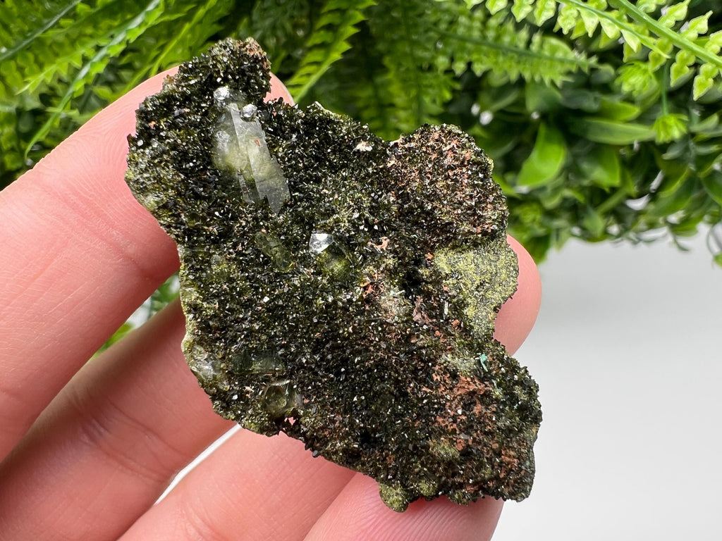 Stunning,Epidote with Quartz from Hakkari Turkey,Rainbow EPIDOTE,Mineral,Collection,Collection’s,GIFT,Epidote Crystal,Epidote from Turkey