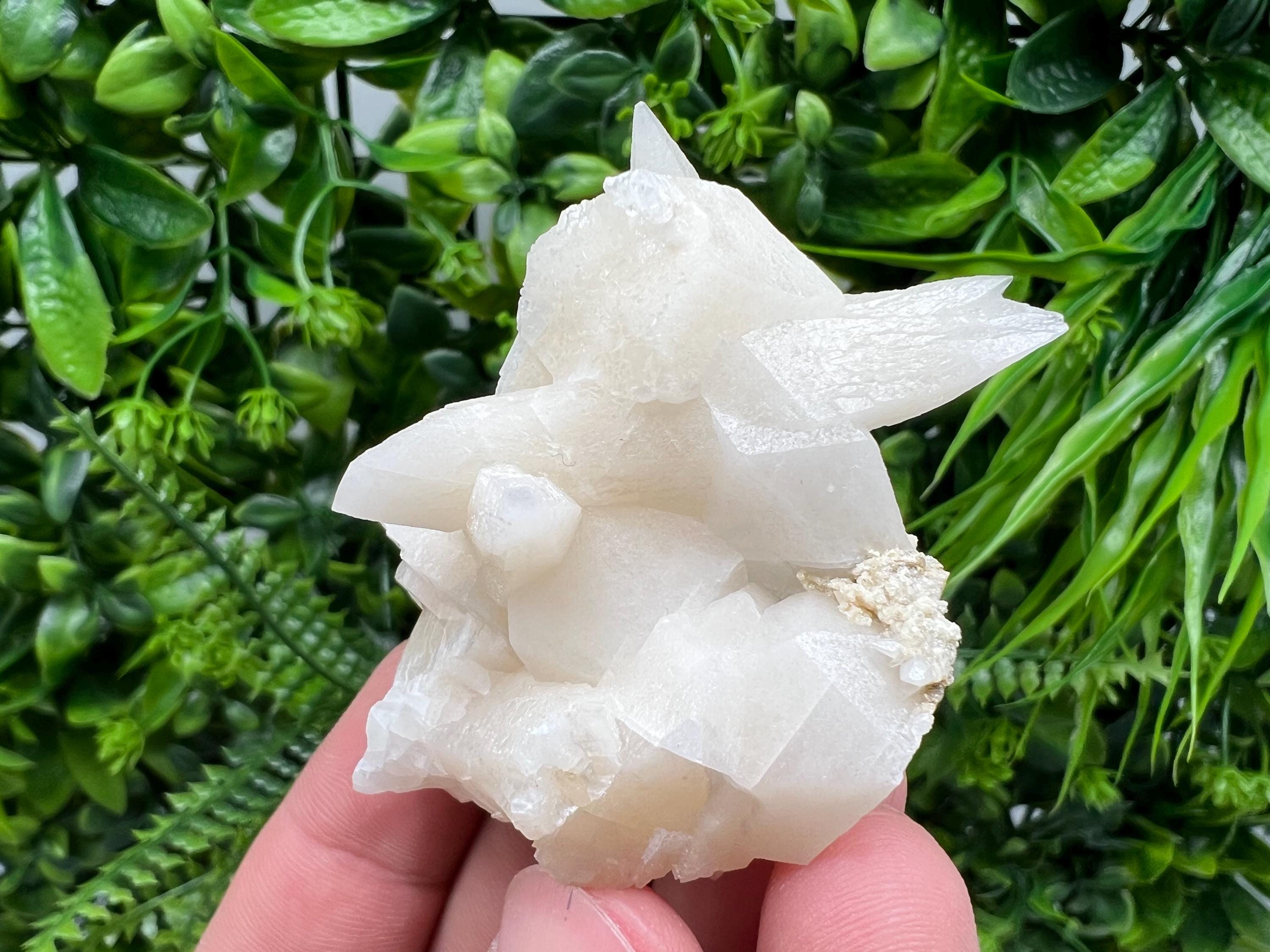 Calcite on Aragonite: Djurcovo Mine, Bulgaria Healing Crystal