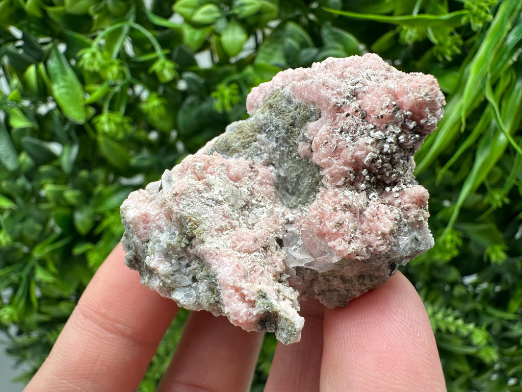 Pink Rhodochrosite Crystal: Starnica Mine, Bulgaria, Home Decor