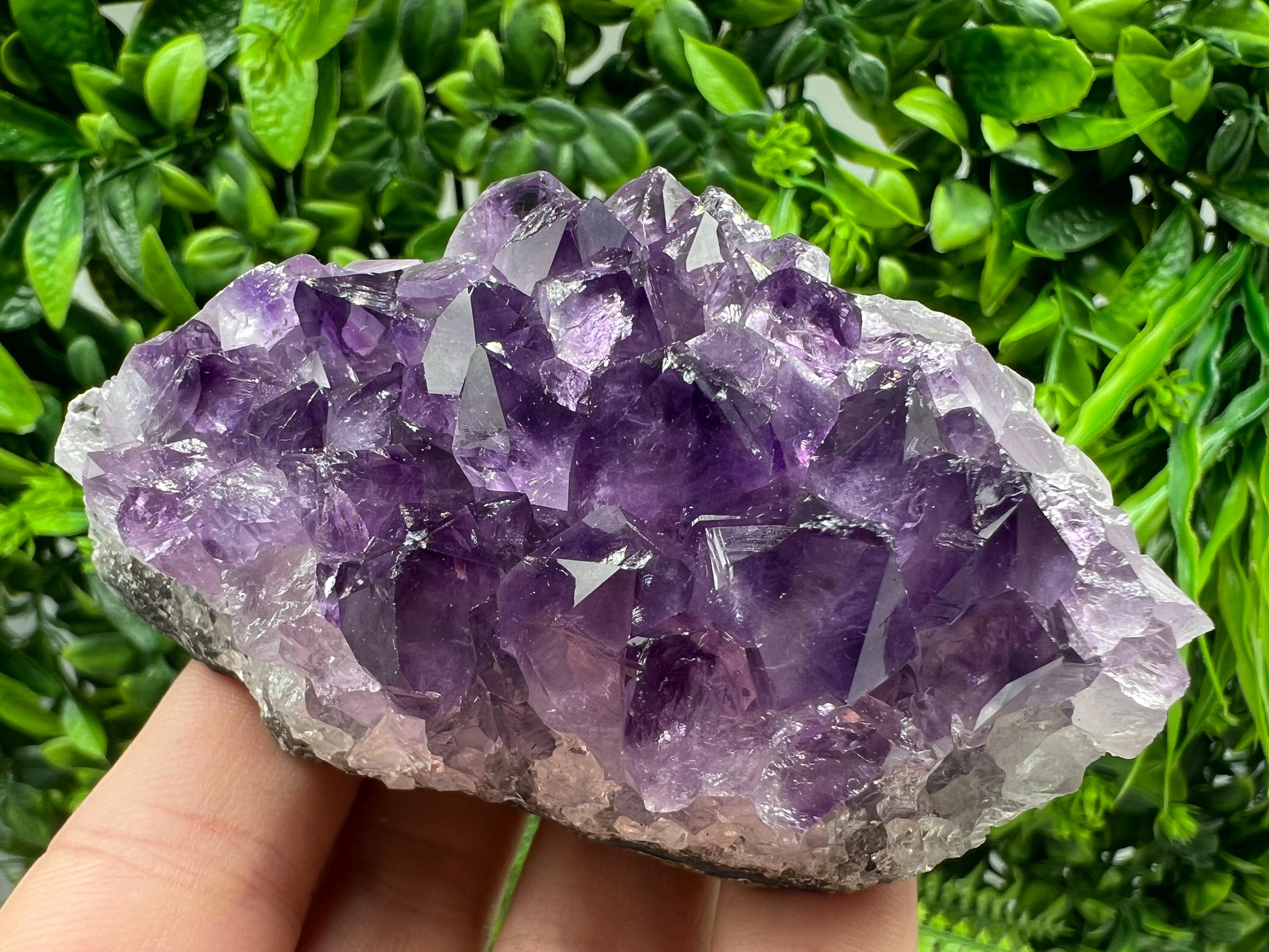 Uruguayan Amethyst Cluster, Purple Quartz Crystal, Home Decor