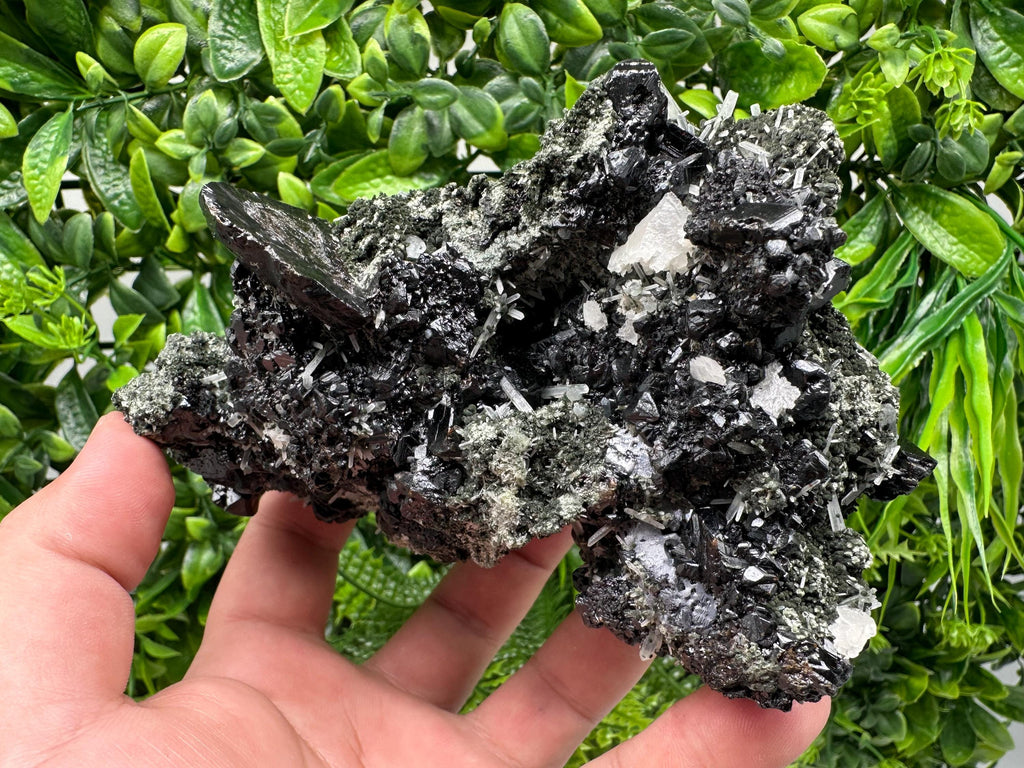 Stunning Mirror Galena,Sphalerite,Calcite from Borieva mine,Madan,Bulgaria,natural,collection mineral specimen,Home decor stone,Rare crystal