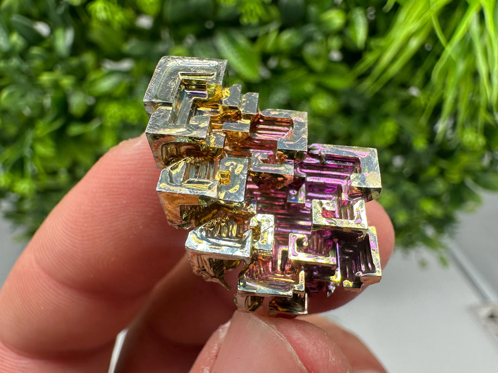 Rainbow Bismuth Crystal: Rare Gemstone Specimen,wholesale Bismuth