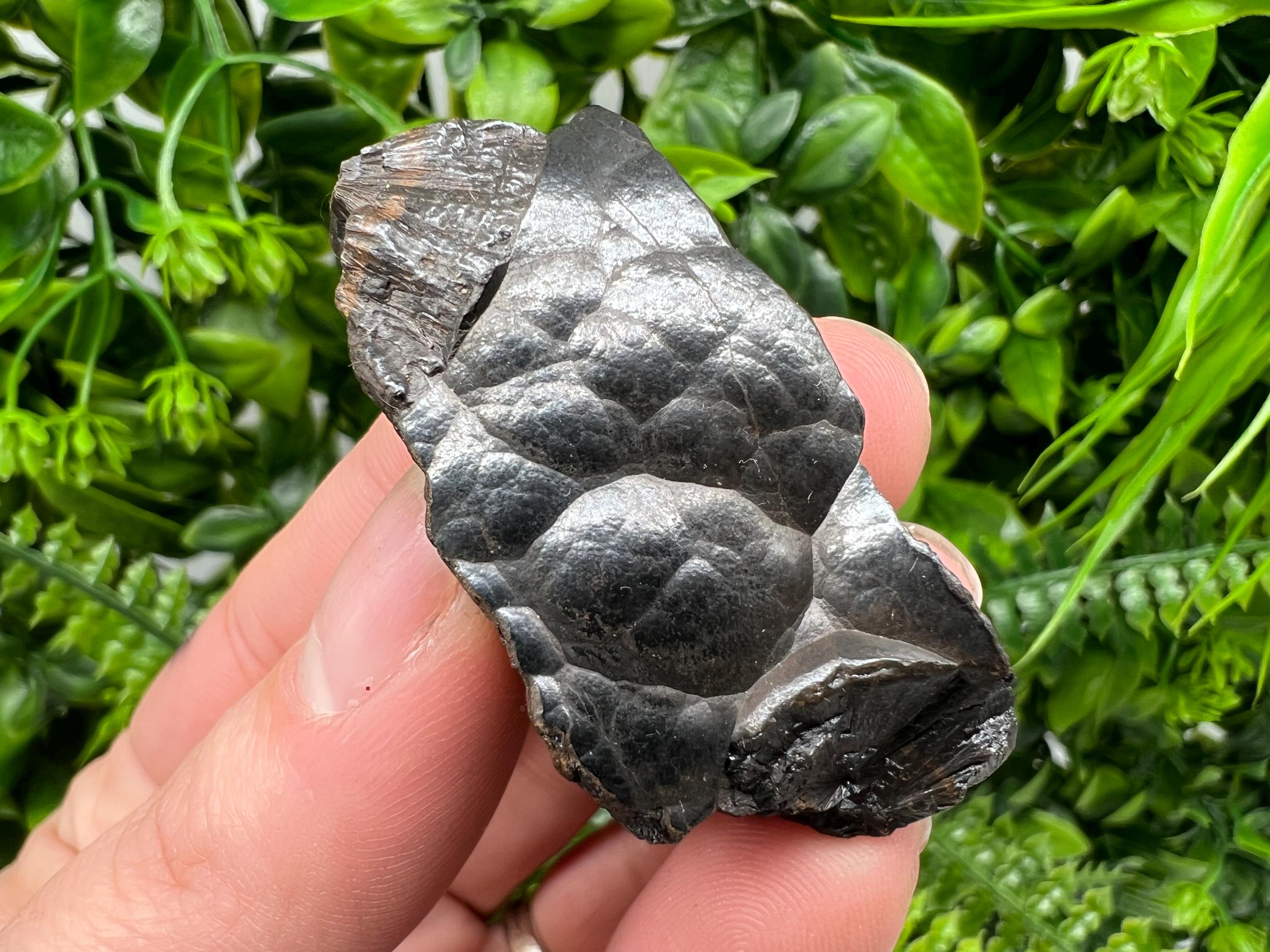 Moroccan Botryoidal Black Hematite Crystal Specimen, Reiki Chakra Stone
