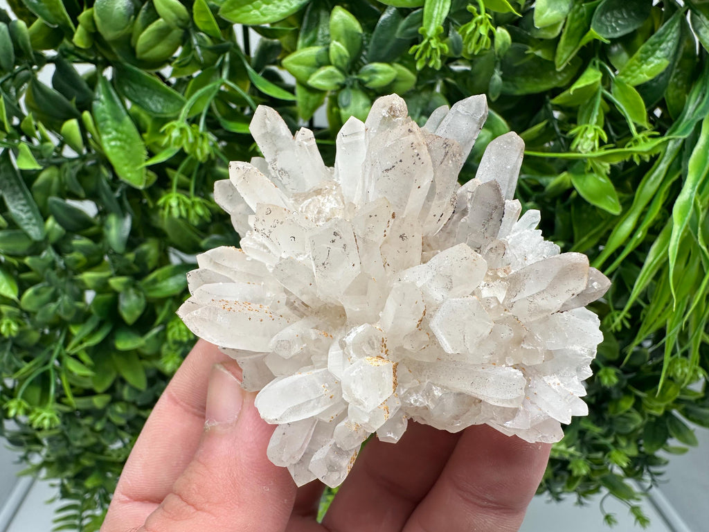 Transparent Quartz whit Siderite 9th September mine Bulgaria natural minerals souvenir crystal stone gift minerals collection rock