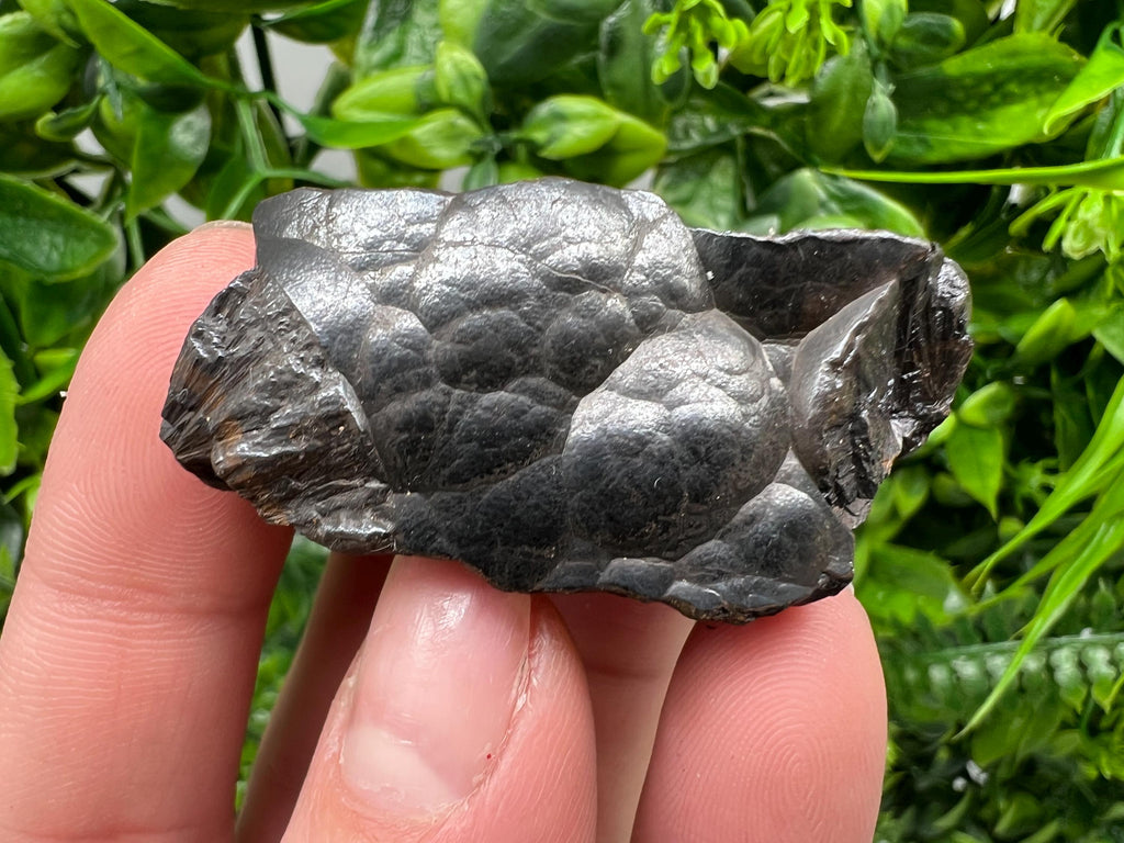 Moroccan Botryoidal Black Hematite Crystal Specimen, Reiki Chakra Stone