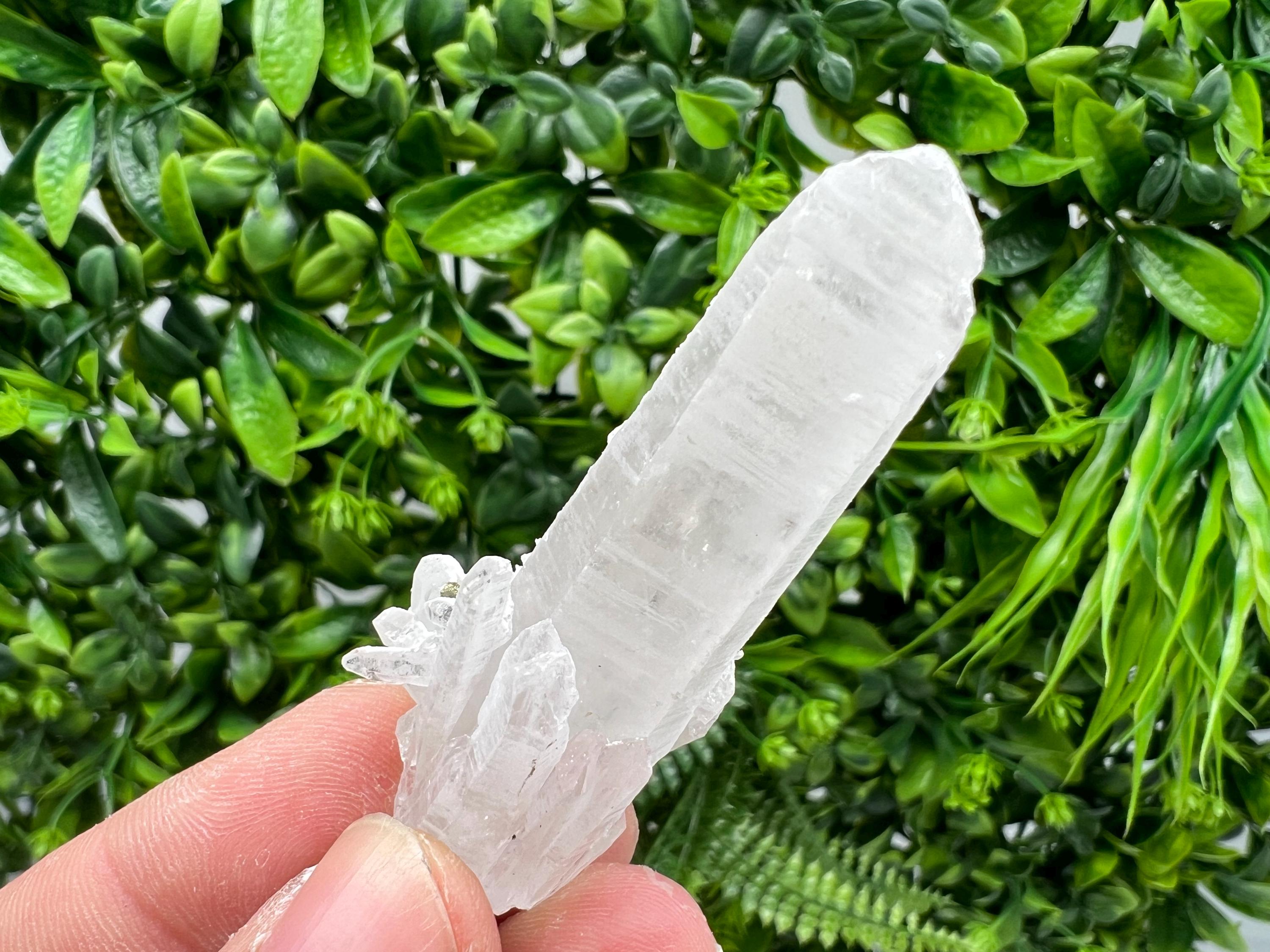 Transparent Quartz with Pyrite, Krushev dol Mine, Bulgaria