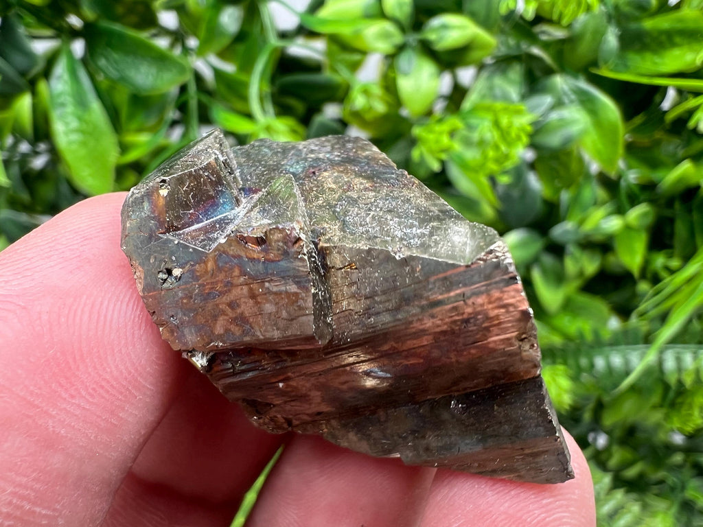 Rare Rainbow Pyrite Cluster: Borieva Mine, Bulgaria
